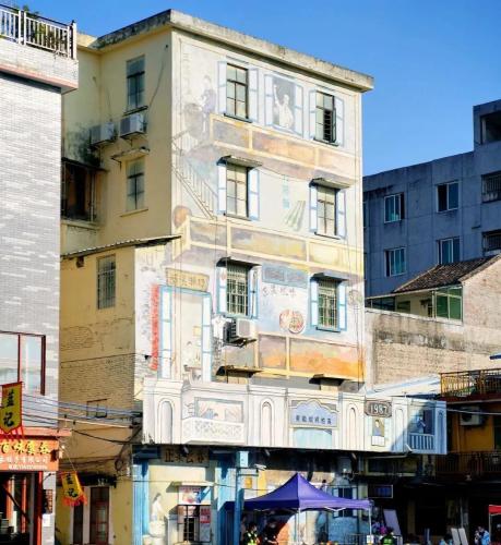 正果老街文化墙绘